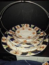 Rare Vintage Collectors 1920s Burgess Bros Carlisle Ware plate Set