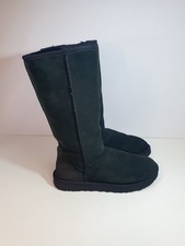 Ugg Australia Classic Black Tall Sheepskin Winter Boots VGC UK 6 (6.5) VGC 