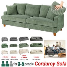 3 4 Seater Corduroy Sofa
