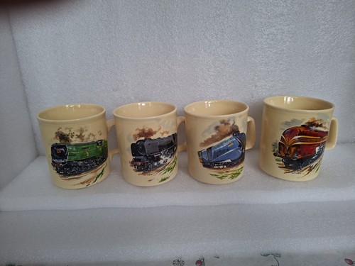 Steam train mugs 4 - steam, tea