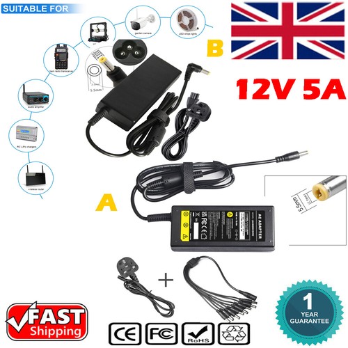 12v power supply adapter 8 - adapter,