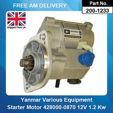 Starter Motor For Yanmar