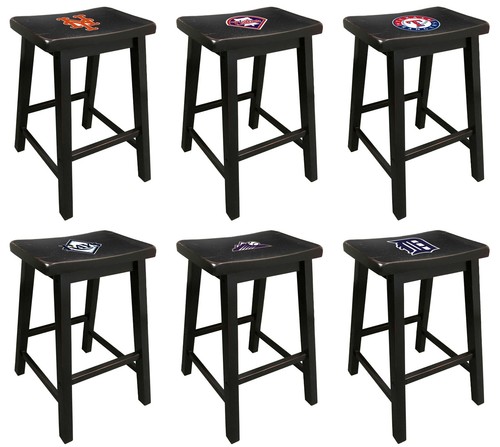 Mlb wood bar stool - mlb,