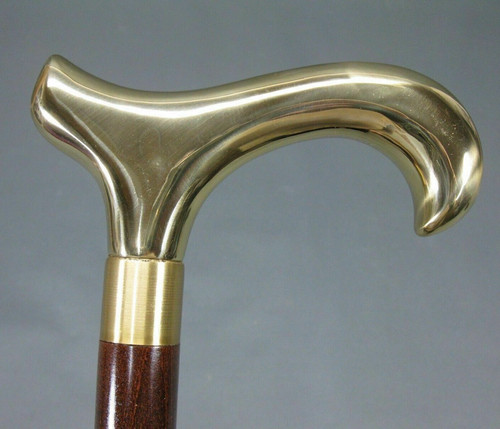 Victorian solid brass handle - victorian,