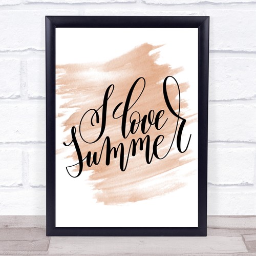 Love summer quote print - love,
