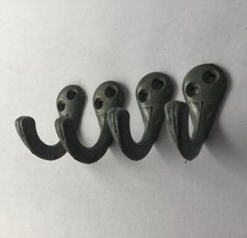 4  VINTAGE Matching Coat Rack Hooks Salvaged Reclaimed