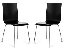 Dining Chairs Set of 2 Black