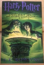 Harry Potter Photo Signed J K Rowling Daniel Radcliffe Emma Watson Rupert Grint