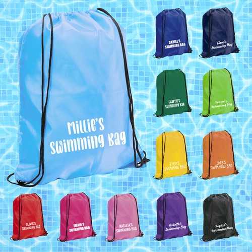 Personalised kids drawstring - kids,