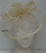 CREAM SINAMAY HEADBAND HAT