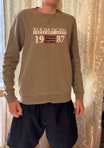 Napapijri men khaki green - khaki,