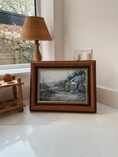 Vintage framed print of a