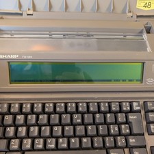 Sharp FW-560UM Electronic Word Processor Typewriter Vintage Font Writer Machine 