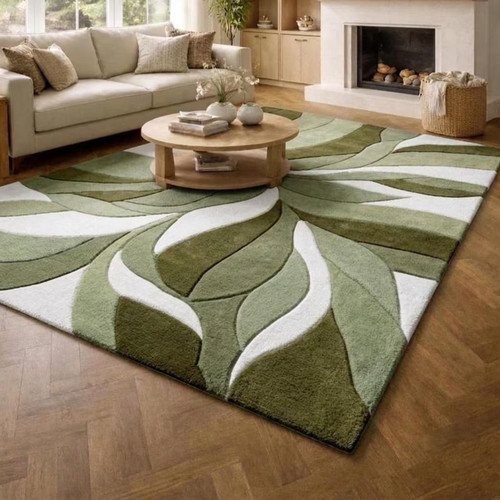 Abstract green area - area, rug,