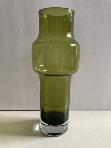 Vintage riihimäen lasi olive - riihimäen,
