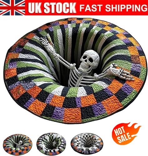 Halloween rug abyss - 3d, rug,