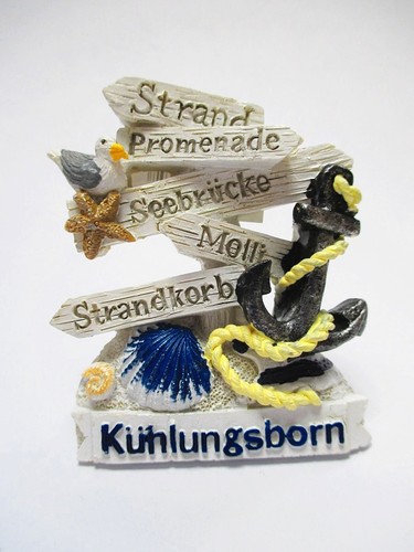 Magnet kühlungsborn signpost - magnet,