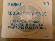 YAMAHA RD 250 RD 350LC POWER VALVE 1983 N.O.S FACTORY SERVICE MANUAL