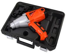 240V Electric 1/2" Impact Wrench Driver Car Nut Power Wheel Gun + 4 Sockets
