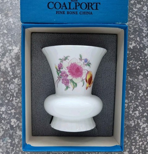 Coalport vase fine bone - coalport,