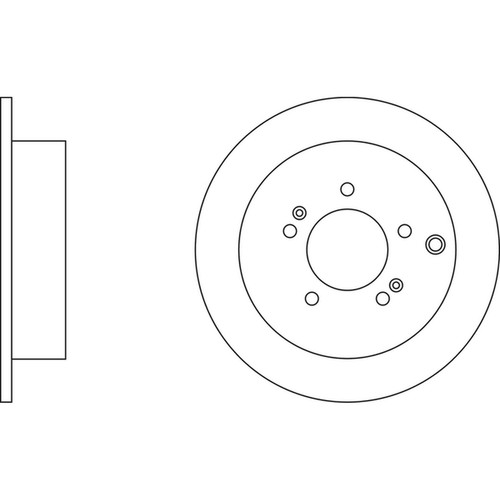 Brake discs solid for kia - for,