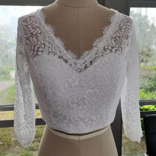 Neck bridal bolero - bridal,