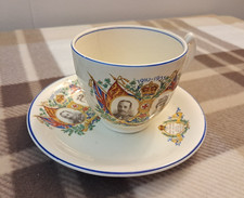 H.R.H King George V and Queen Mary Silver Jubilee 1935 Cup and Saucer