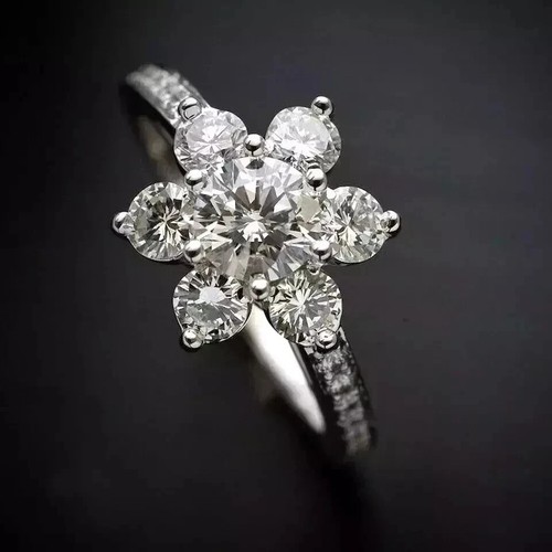 14k white gold lab grown - 14k,