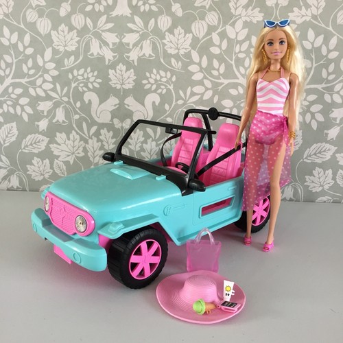 Beach barbie jeep - &,