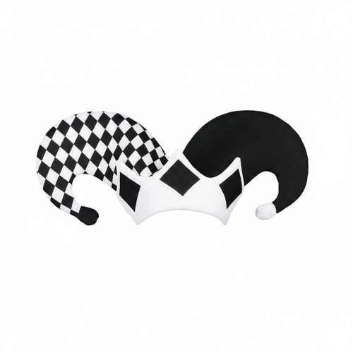 Jester clown hat black - clown, and