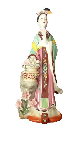 Porcelain figurine of - porcelain,