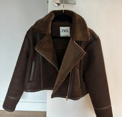 Zara women shearling coat - women's,