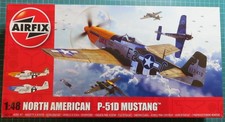AIRFIX #A05138 1/48 scale North American P-51D (early) Mustang + detail sets