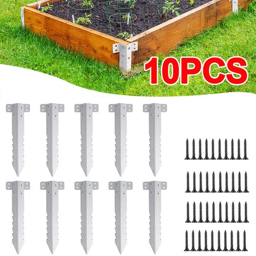 10x railway sleeper brackets - 10x,