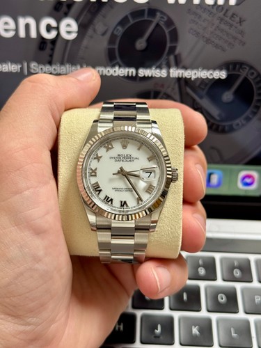 Rolex datejust 126234 white - 36,