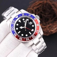 Men’s GMT Pepsi 40mm Automatic Watch | Blue & Red Bezel | More Photos Available