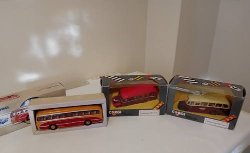 Vintage model corgi buses - vintage,