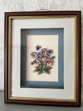 3D framed artwork floral