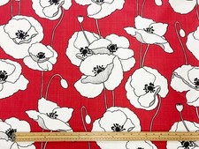 Poppy Cotton Curtain Fabric