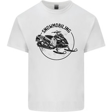 A Snowmobile Winter Sports Kids T-Shirt Childrens