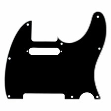 Fender 3 Ply 8 Hole Telecaster Scratchplate/Pickguard (Black)