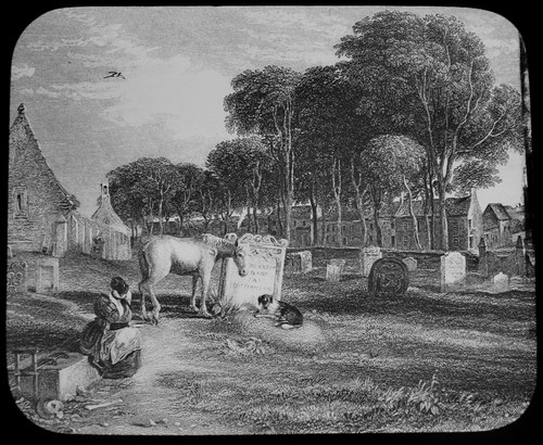 Magic lantern slide - lantern, of