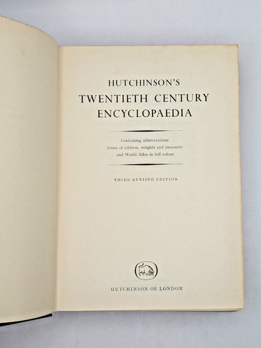 Hutchinson twentieth century - hutchinson's,