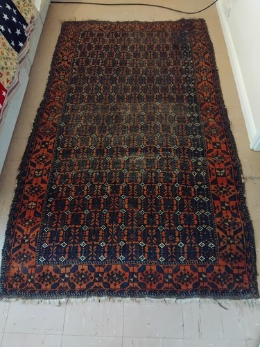 Vintage hand knotted - hand-knotted, wool