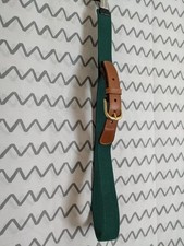 Vintage Regent Belt Co. Green Elastic Belt Leather&Viscose W36 Made in England 