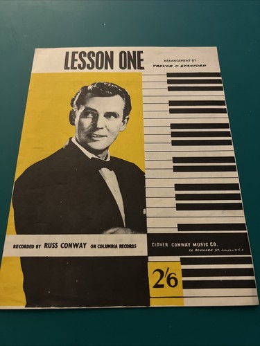 Vintage lesson one sheet - one”,