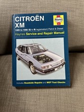 CITROEN XM HANDBOOK PETROL & DIESEL (INCL TURBO) HAYNES SERVICE & REPAIR MANUAL