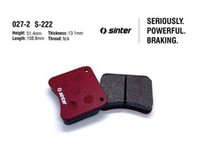 Sinter kart brake pads S-222