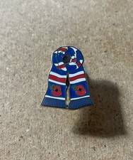 BOLTON WANDERERS RARE ENAMEL FOOTBALL SUPPORTERS SCARF BADGE