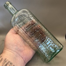 Large victorian poison bottle - victorian,